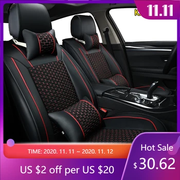 

KADULEE 1pcs car seat cover For Lexus All Models ES IS-C IS LS RX NX GS CTH GX LX RC RC-F auto accessories styling
