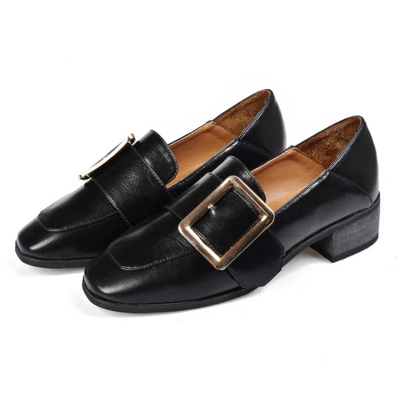 

2019 women shoes Slip-on Oxford Shoes For Woman Platform 2020 Round Toe Chaussure Femme