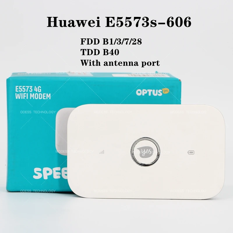 E5577s-606 Optus Карманный мини мобильный Wifi роутер huawei E5573 150 Мбит/с 4G LTE роутер с антенным портом - Цвет: E5577s-606 Optus