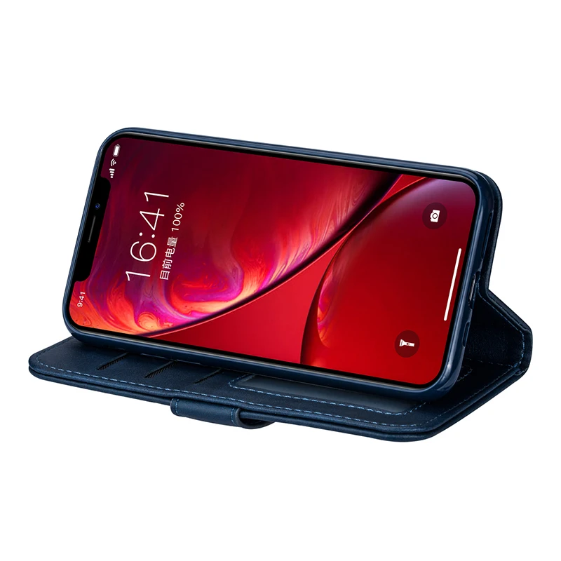 Ретро кожаный кошелек чехол для iPhone 11 Pro Max 11 Pro роскошный, с магнитной застежкой на молнии слот для карт подставка держатель кошелек Чехол