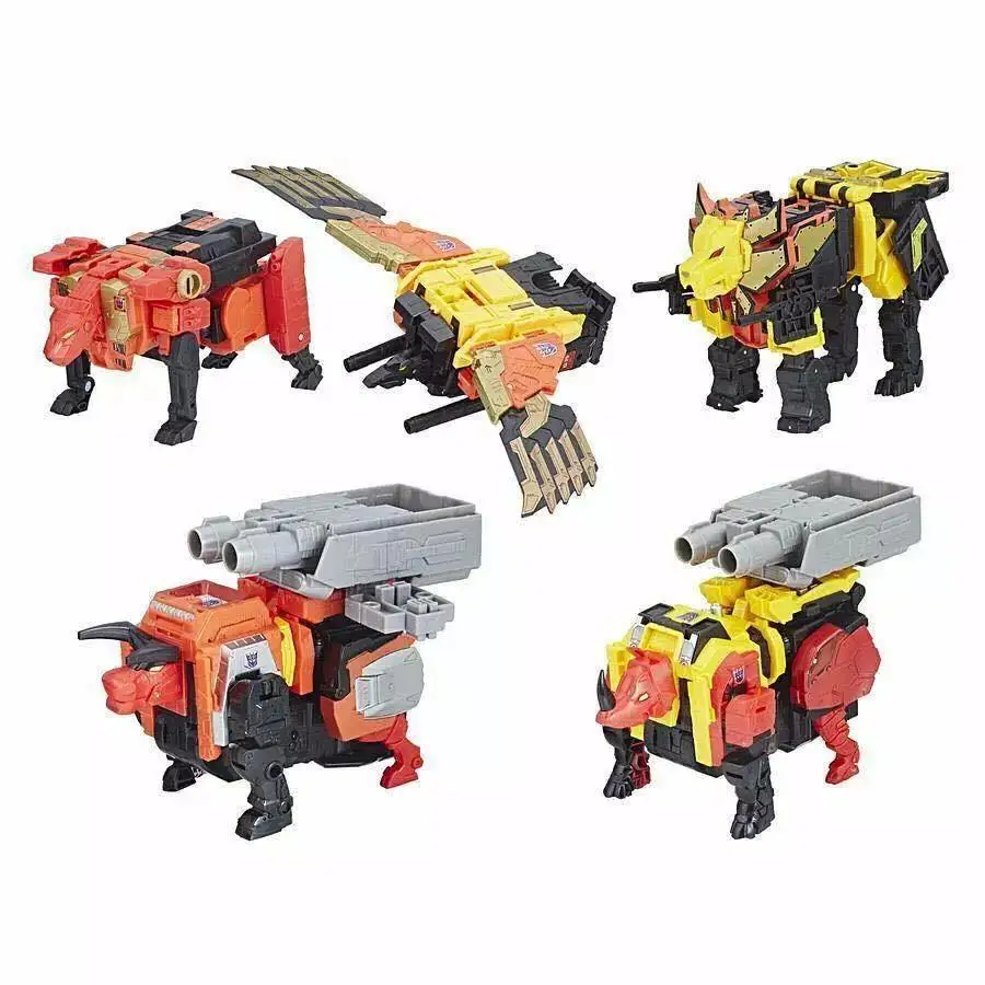 Hasbro Трансформеры Робот автомобиль игрушка тяньюань Божественная Сила лидер войны Титан PP31 Predaking Комбинация Модель Детская игрушка