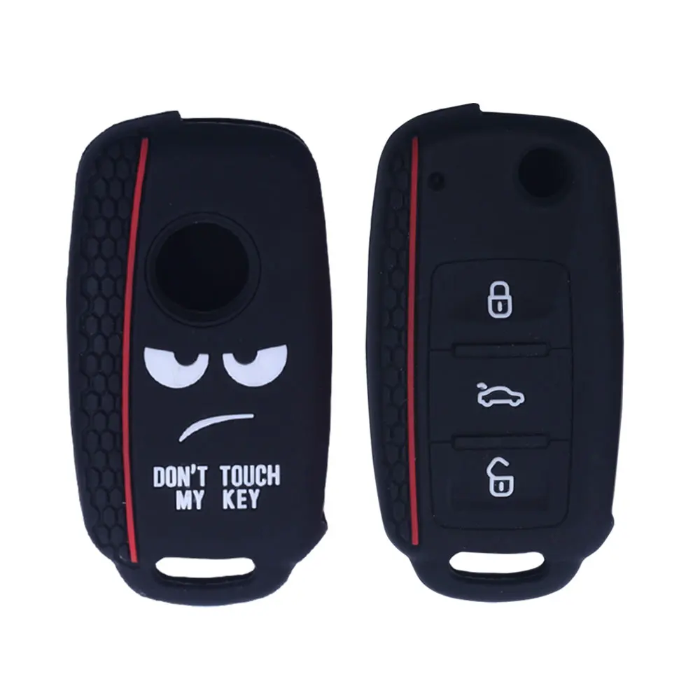 3 Buttons Car Key Protector For Volkswagen VW Polo Bora Tiguan Auto Accessories Replacement Case Shell | Автомобили и мотоциклы