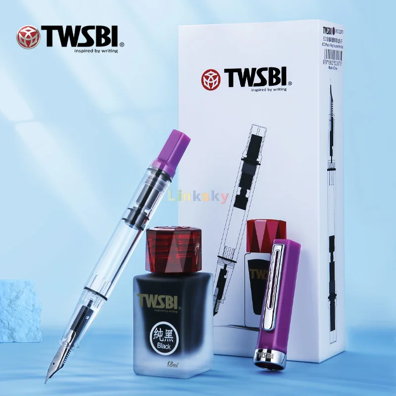 Baby Blue / Baby Pink F Brand New TWSBI ECO 2018 SE Fountain Pen EF / Fine 