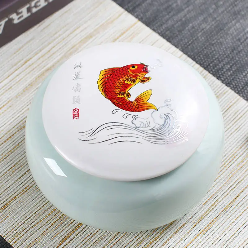 Новая чайная банка для торта, чай кофе сахар банки с крышкой, керамическая банка для чая, обезжиренные Баночки, влагостойкие банки, запечатанные банки, резервуар для хранения