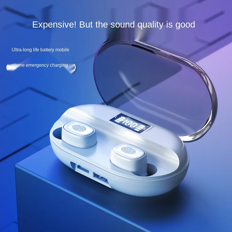 Cross border explosion 2020 digital binaural wireless Bluetooth sports private model TWS Touch 5 0 sports technology