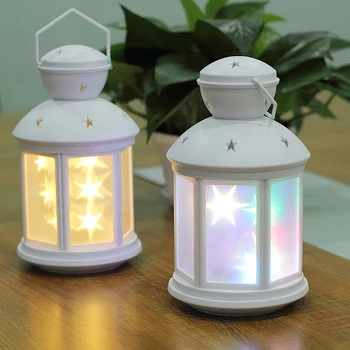 

LED Portable Flame Starry Sky Intelligent Horizontal Table Lamp Decoration Night Light Lamp Living Room Bedroom Lighting