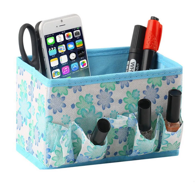 

Multifunction Open Cosmetic Bag Beauty Floral Organizer Make up Bag New Folding Makeup Cosmetics Storage Box