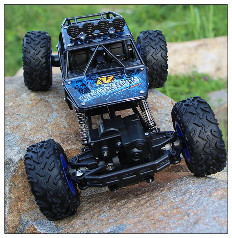 Радиоуправляемая машина 4WD 2,4 GHz альпинистская машина 4x4 с двойным мотором Bigfoot машинка с дистанционным управлением модель внедорожника игрушки для детей и взрослых