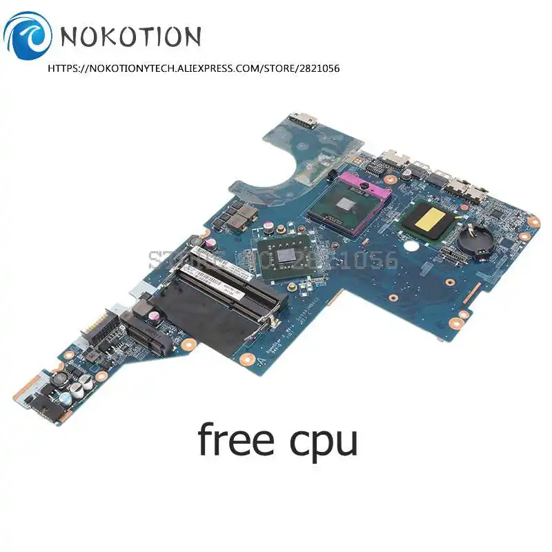 NOKOTION 605139-001 DA0AX3MB6C2 For HP CQ62 G62 CQ62-410US CQ62-411NR G72-227WM Laptop Motherboard GL40 DDR3 free cpu | Компьютеры и