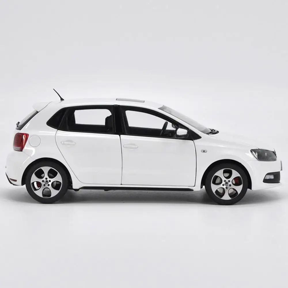 1/18 весы VW Volkswagen POLO GTI 2013 белые литые под давлением автомобильные модельные игрушки, коллекционные