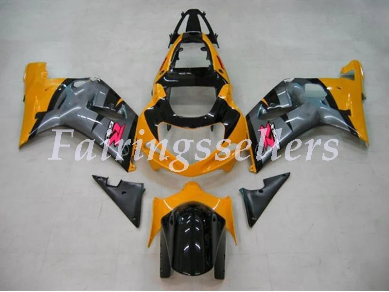 Grey Yellow - GSXR 600 - 750 01-03