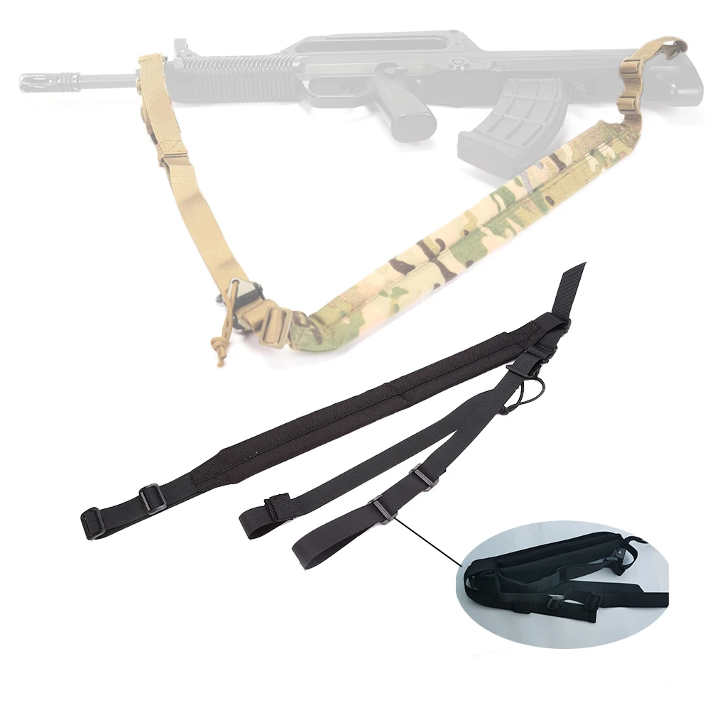 

Tactical VTAC 2 Point Shoulder Strap Gun Sling Outdoor Rifle Sling Hunting Gun Belt Shooting Sling Airsoft M4