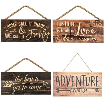 

1PC 2020 New Year Wooden Door Hanging Sign Christmas Tree Ornament Christmas Decoration for Home Wooden Pendant Navidad Gift