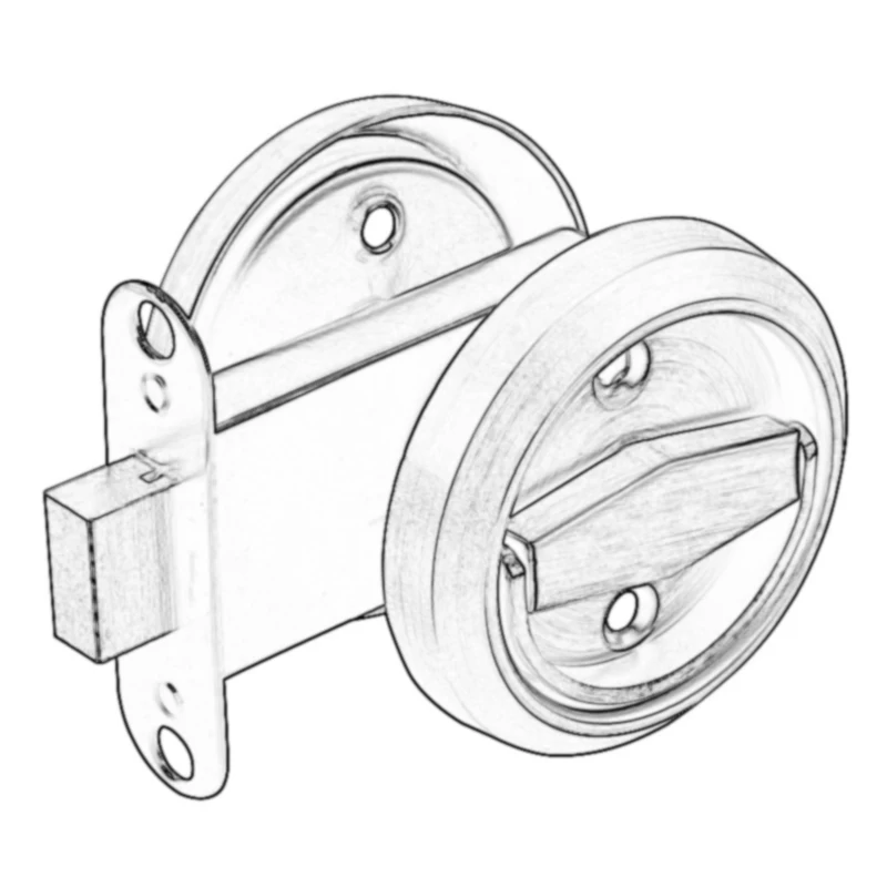 Myhomera dubbelzijdig Lock Rvs 304 Inbouw Onzichtbare чашка Handvat privity Verborgen Deur Kast Trekt противопожарный слотен