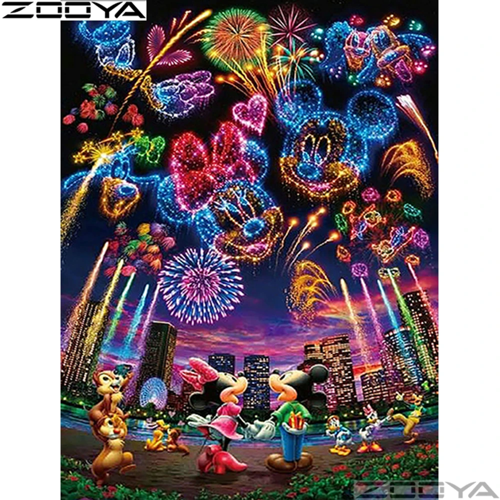 

Diy Diamond Embroidery Novelties Mickey Mouse Diamond Painting Disney Diamond Mosaic 5D Pictures Modern Home Decoration Gift 111