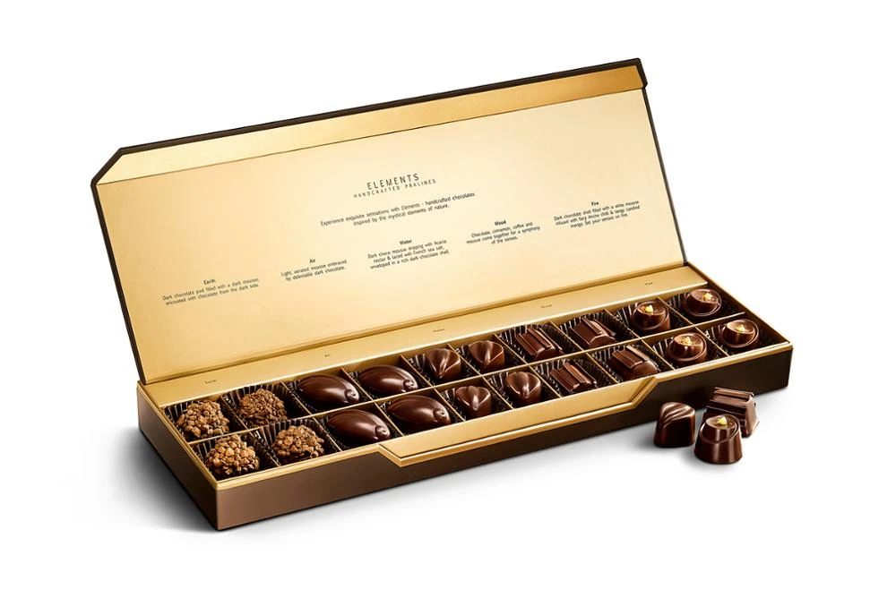 Emballage En Carton Vide A Fermeture Magnetique Emballage En Carton Pour Bonbons Boite Cadeau En Forme De Truffe Au Chocolat Avec Plateau Diviseur En Papier Coussin Px40 Aliexpress