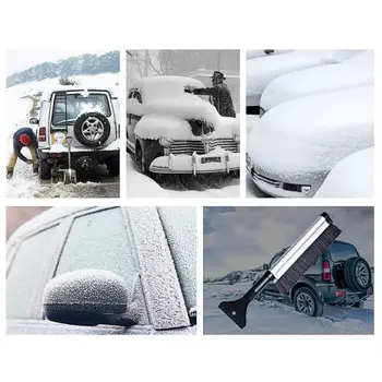 

2020 New Car Window Snow Scraper Brush Extendable Ice Scraper Hand Scraper Snow Remover