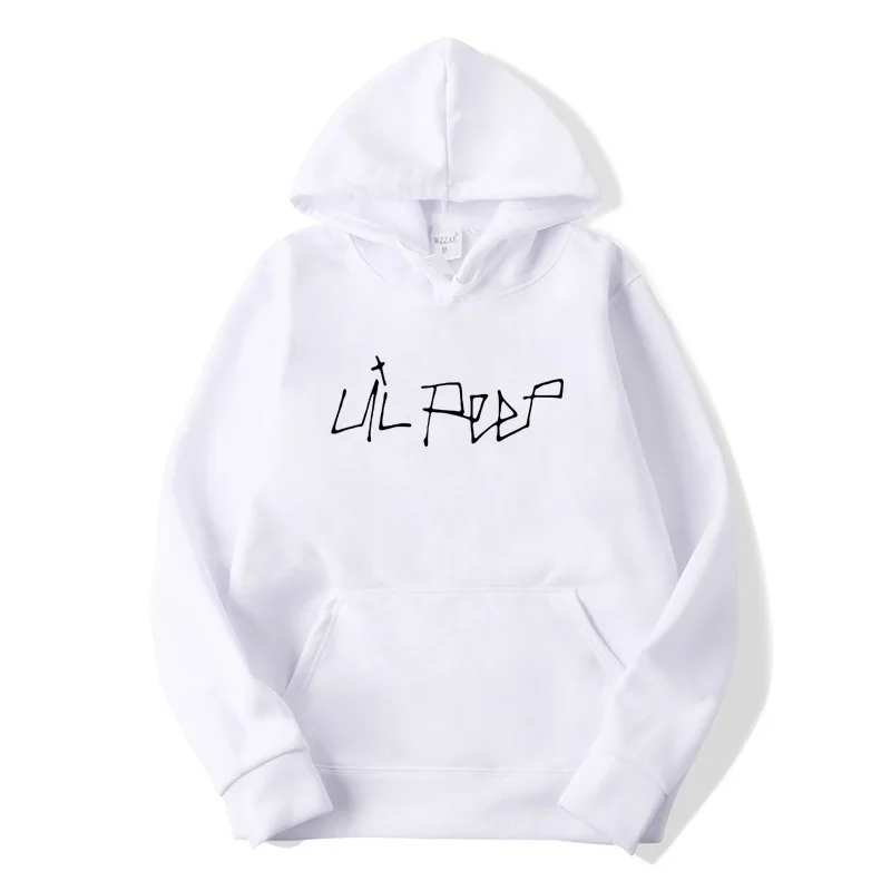Lil peep забавные толстовки 2019 lil с принтом больших размеров для мужчин повседневные
