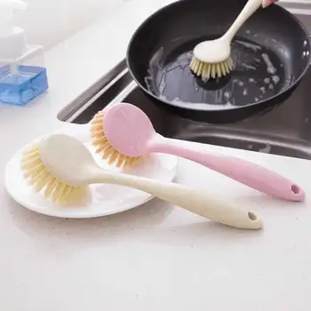 

Multifunction Kitchen Cleaning Brush Long Handle Dish Washing Brush Sink Brush Plate Brush Pot Cleaning Tool Kitchen Supplies