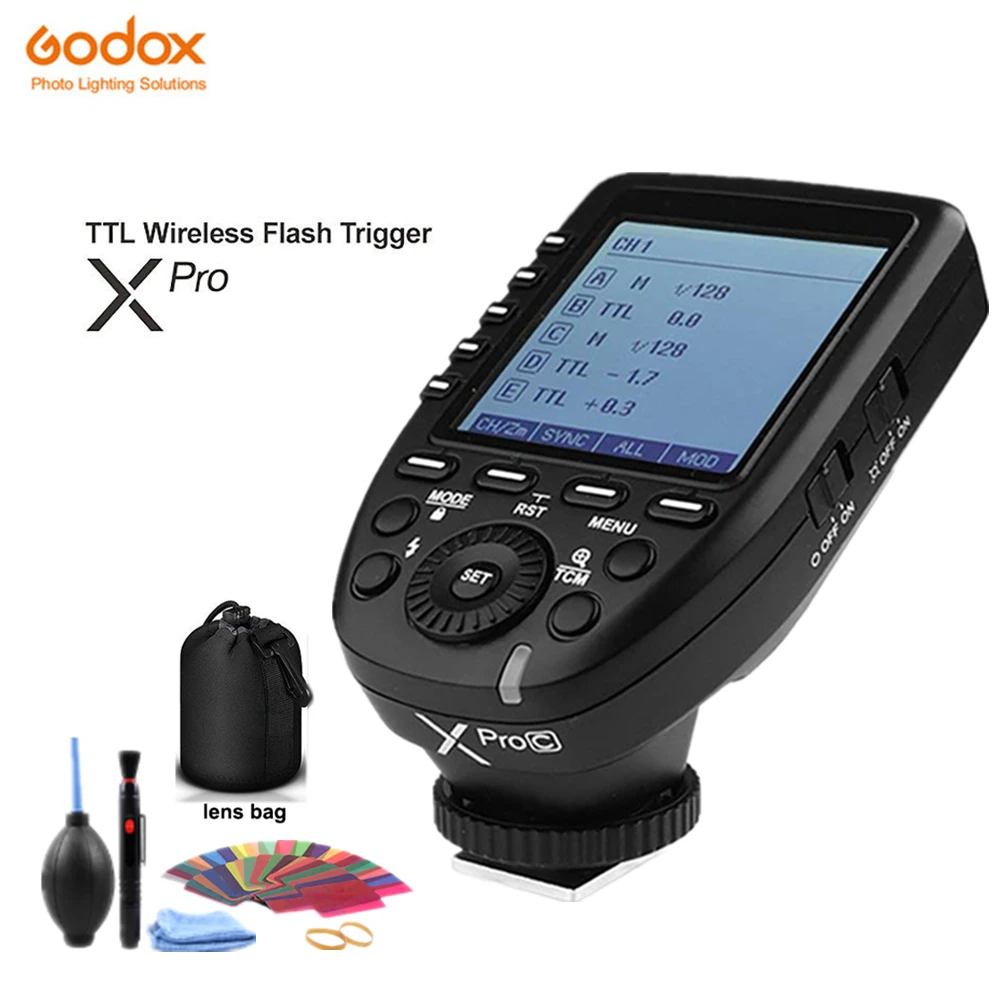 Godox Xpro Series Flash Trigger Transmitter Xpro-C/N/S/F/O for all Type Camera Canon Nikon Sony Olympus Panasonic Fuji | Электроника