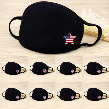 

Cotton Independence Day Print Washable Dustproof Breathable Multi-Purpose Face Cover Mascarilla Mondkapje mascarilla In stock