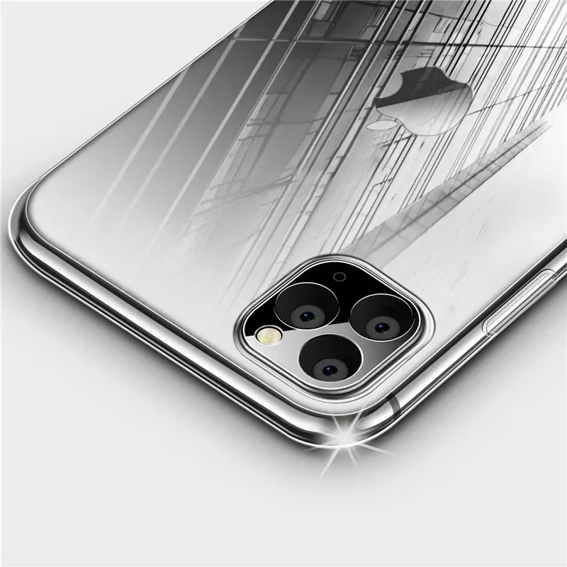 Lovebay прозрачный пластиковый твердый чехол для телефона для iPhone 11 Pro Max 7 8 6 6s Plus X XR XS Max прозрачный сплошной цвет PC задняя крышка Capa