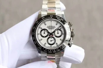 

Luxury Men's Business Machine Ring Watch Men's Top Brand Watch Chronograph RLX AAA Daytona Stopwatch Fashion Gift Montre Homme