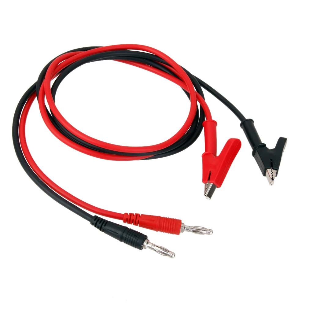 Штекер типа банан на зажим Aligator 100 см|Домашний кинотеатр| |