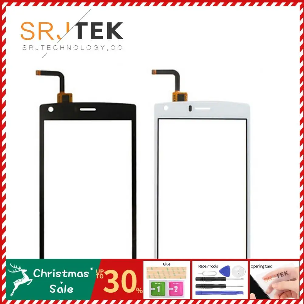 5,0 дюймов Для Doogee X5 Max \ X5 Max Pro дигитайзер панель сенсорный экран стекло сенсорный экран передняя стеклянная линза сенсор клей подарок
