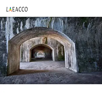 

Laeacco Old Stone Archway Door Portrait Scenic Photographic Backgrounds Customized Photography Backdrops For Photo Studio