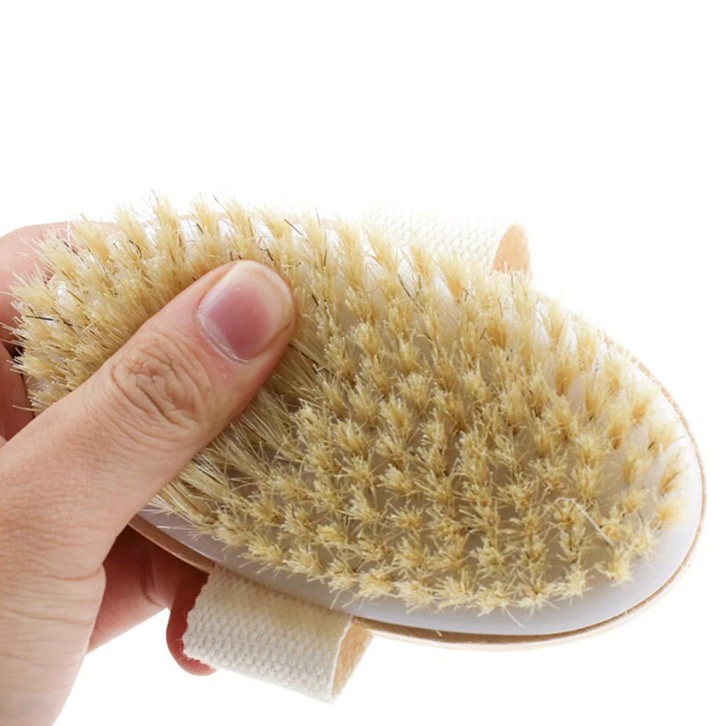 Body Brush for Wet or Dry Brushing - Gentle Exfoliating for Softer, Glowing Skin - Get Rid of Your Cellulite and Dry Skin