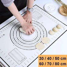 Kneading-Pad Scale Pastry-Sheet Bakeware Oven-Liner Surface-Rolling-Dough-Mat Non-Stick