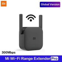 Xiaomi – répéteur WiFi Version globale Pro, 300 mbps, 2.4 ghz, amplificateur de signal, répéteur, amplificateur de puissance, antenne, pour le bureau et la maison