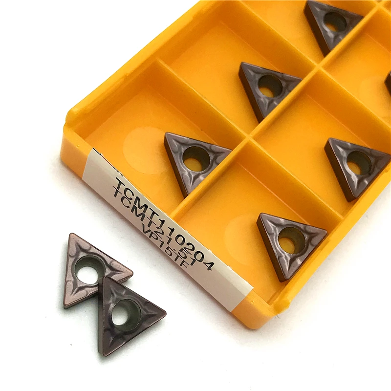 

TCMT110204 VP15TF Internal Turning Tool Carbide insert metal cutting tool TCMT 110204 turning insert CNC lathe tools Hard Alloy