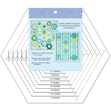 Создайте идеальную шестиугольная линейка шестиугольных шестиугольников для швейной машины# HM-782