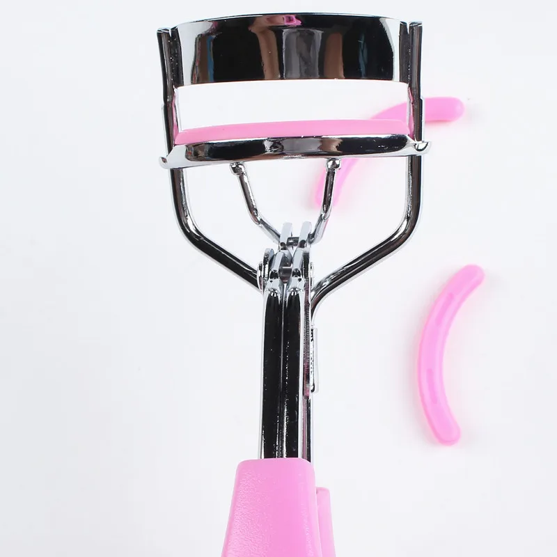 Розовые щипцы для завивки ресниц для девочек пинцет и Керлер Природный изгиб стиль наращивание ресниц инструменты для макияжа завивка скручивание ресниц