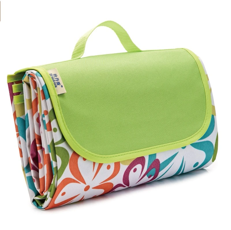 

Oxford Picnic Blanket Waterproof Ground Sheet Sand Free Beach Mat Portable Folding Outdoor Sleeping Mat Barbecue Mats