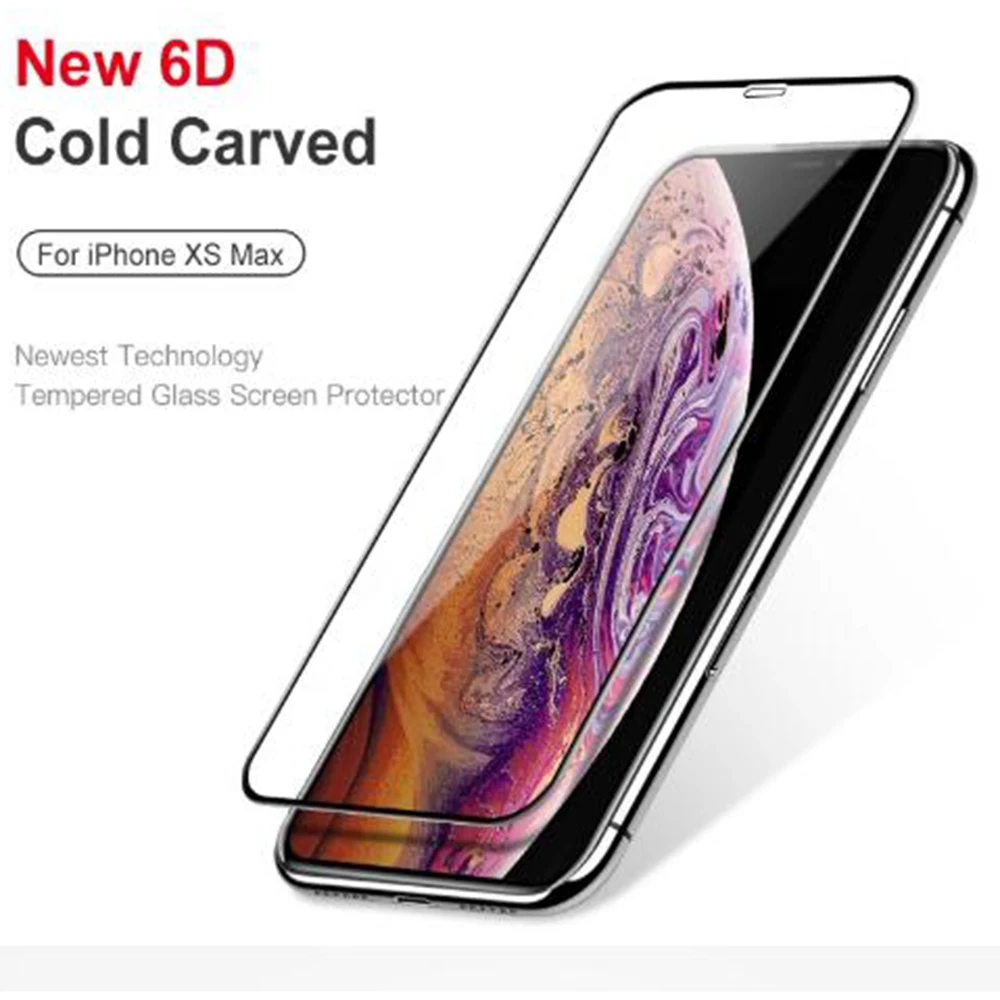 6D полностью изогнутое покрытие из закаленного стекла для стекло на айфон 7 6 6s 8 Plus
