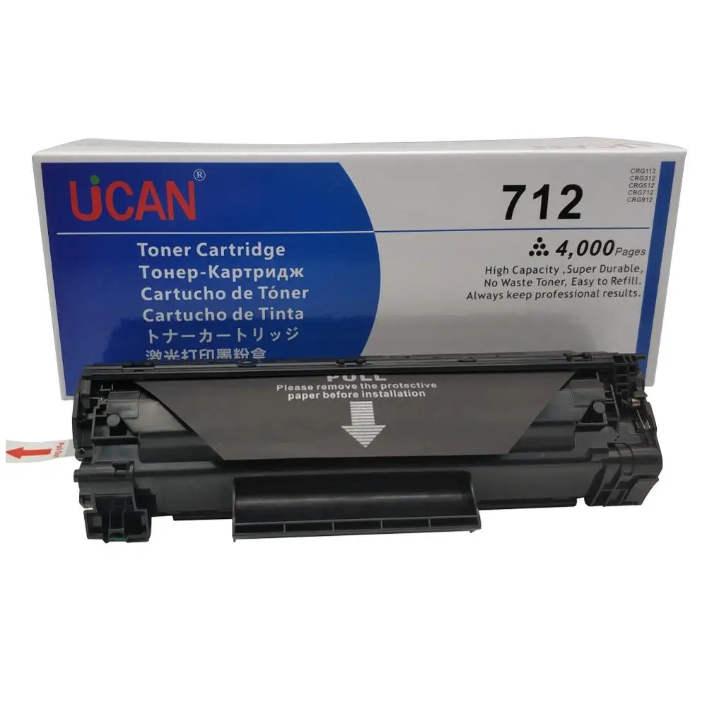 UCAN tóner de CRG 712 de 4000 páginas para impresora Canon, LBP3010,  LBP3010B, LBP3018, LBP3050, LBP3100, LBP3150, MF3030|Cartuchos de tóner| -  AliExpress