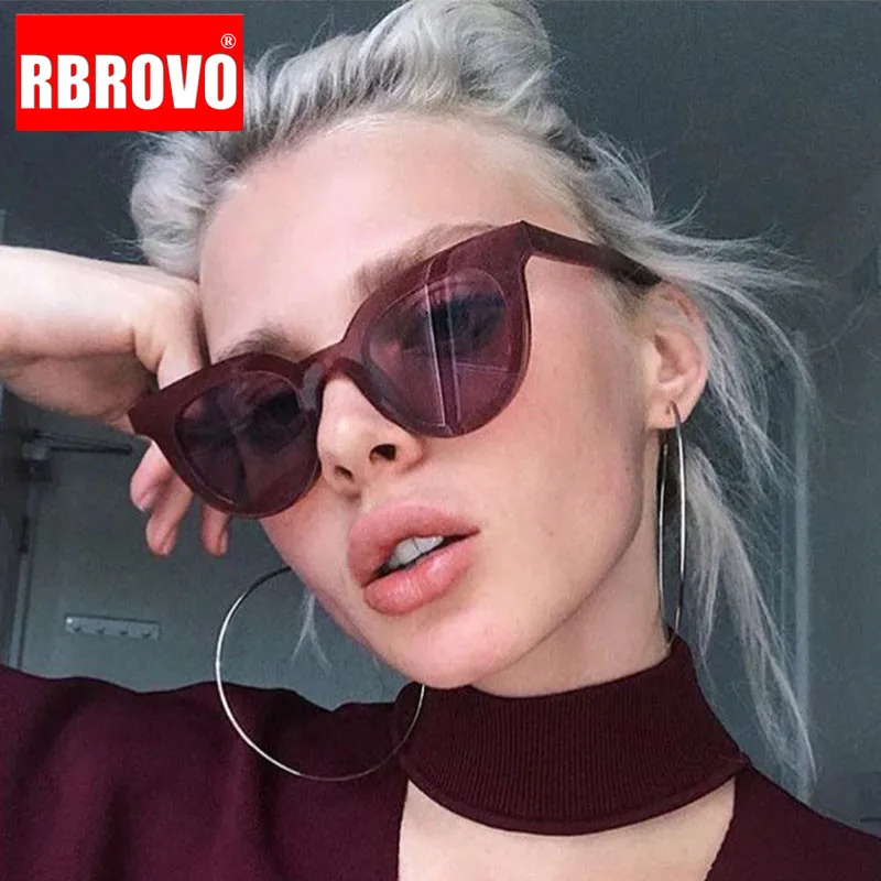 Солнечные очки RBROVO в маленькой оправе кошачий глаз для женщин роскошные