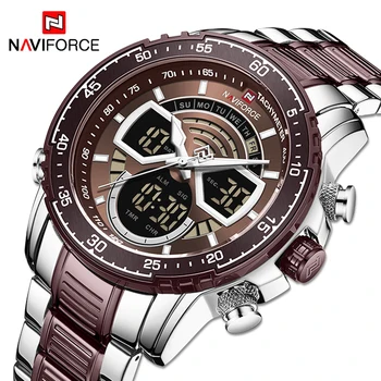 

Luxury Brand NAVIFORCE Watch for Men Military Sport Quartz Wristwatch Analog Chronograph Man Watch Waterproof Clock Reloj hombre