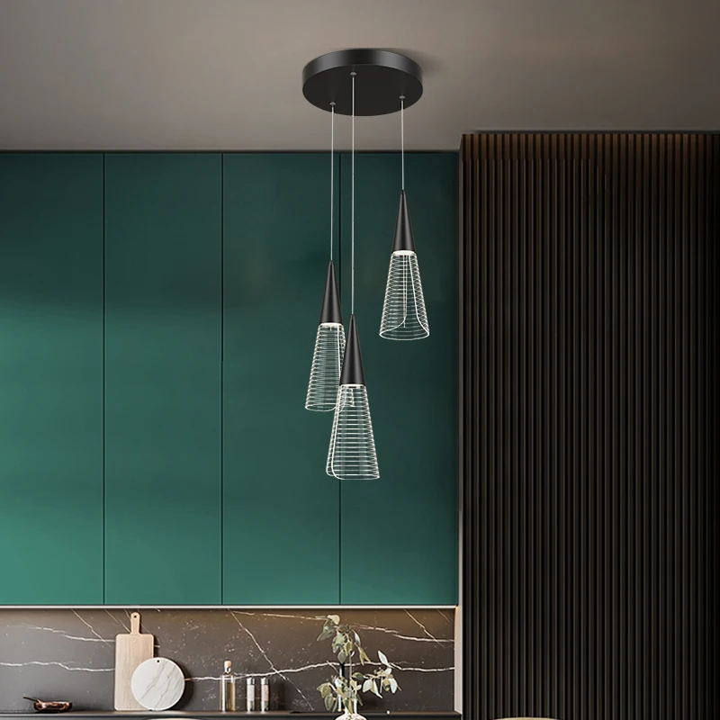 Stair Long Cone Loft Chandelier 4 Stair Long Cone Loft Chandelier 4