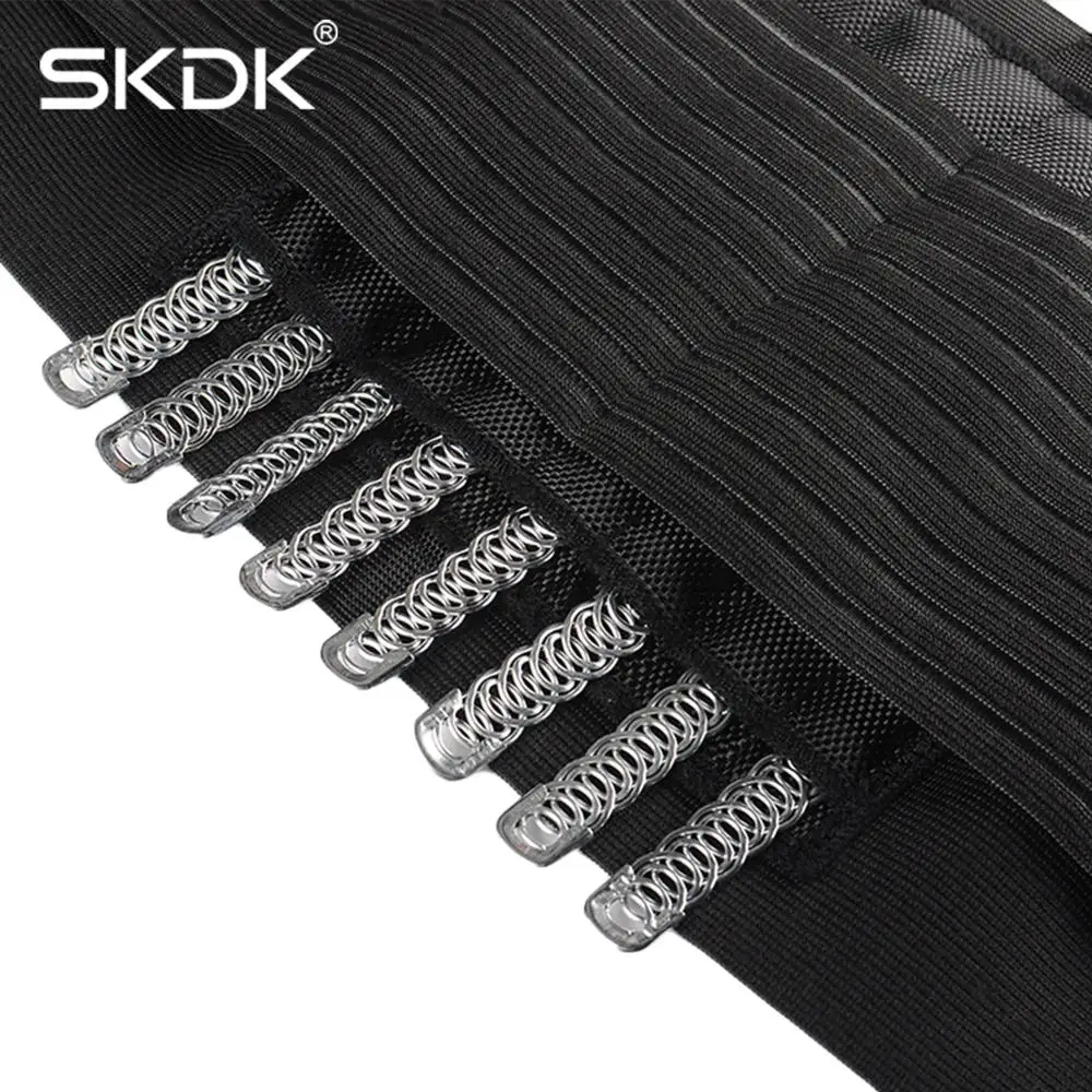 SKDK Регулируемый эластичный пояс для поддержки талии пружинный напорный Поясничный пояс для поддержки спины тренировочный пояс для похудения