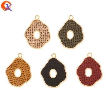

Cordial Design 50Pcs 22*28MM Jewelry Accessories/Charms/Hand Made/Irregular Shape/Fabric Effect/Jewelry Making/Earring Findings