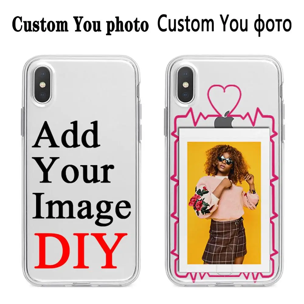 DREAMFOX Custom Design DIY Soft Silicone TPU Case Cover For iPhone 11 Pro XS XR MAX 6 6S 7 8 plus 5S Personalized Print Picture |