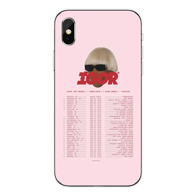 Tyler The Creator Igor Album Red Box Logo Мягкий силиконовый чехол из ТПУ для телефона iPhone Max XR XS X SE 5 5S 6 6S Plus 7 8Plus - Цвет: TPU