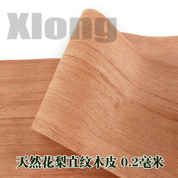 

2pcs L:2.5Meters Width:250mm Thickness:0.25mm Natural Veneer Rosewood Straight Veneer Manual Veneer Speaker Veneer Base Material