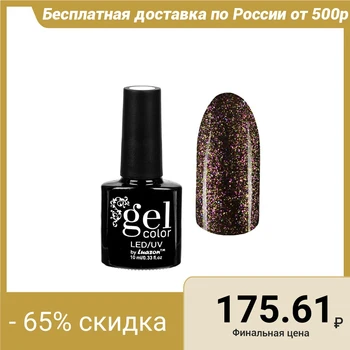 

Chameleon Gel Polish, three-phase LED / UV, for black base, 10 ml, color 016 brown