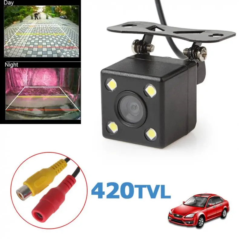 Автомобильная камера заднего вида 420TVL с ночным видением 170 широкоугольная