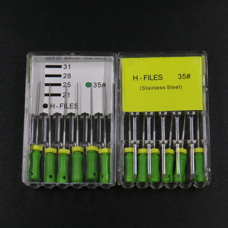 1Pack25mm стоматологические SS H файлы 15 40 # Нержавеющая сталь эндодонтические
